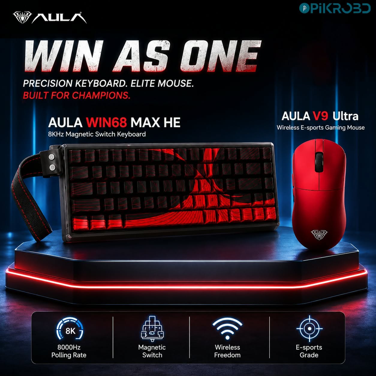 742858403_1021193837488550_2673868347309409242_n AULA WIN68 MAX HE Wired Mechanical Gaming Keyboard - Image 1