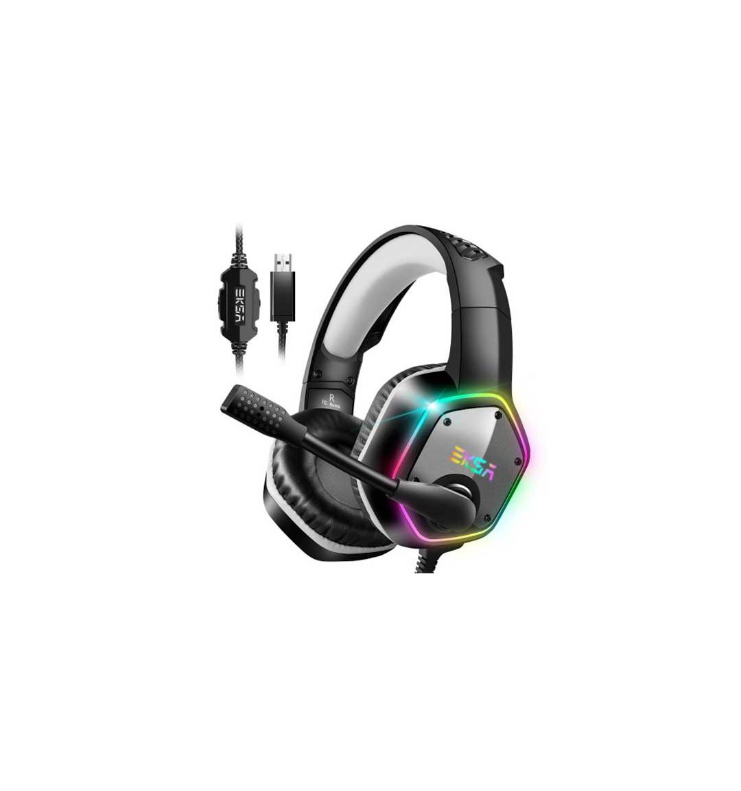 EKSA-E1000-7.1- EKSA E1000 7.1 Surround Sound Wired USB Gaming Headset - Image 1