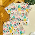 Kids' Back-To-School Graphic T-Shirt & Shorts Lounge Set