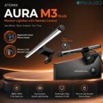 Atomix AURA M3 Plus Monitor Lightbar with Remote Control