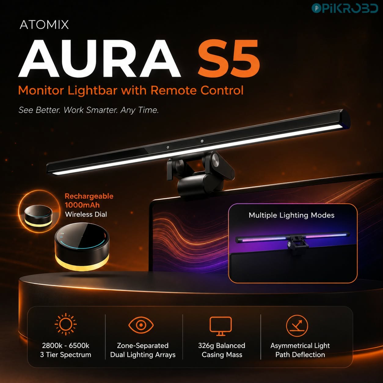 747333596_2331175734319121_5191672831892084972_n ATOMIX AURA S5 RGB Monitor Lightbar - Image 1
